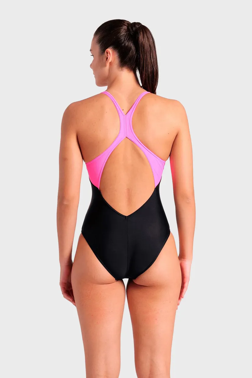Женский черный купальник OPENINGS SWIMSUIT V BACK LB 3