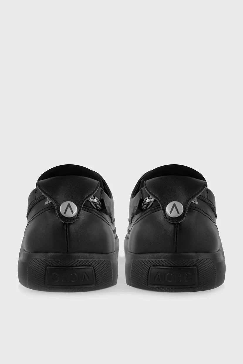 Черные кожаные сникерcы URBAN LIGHT 6