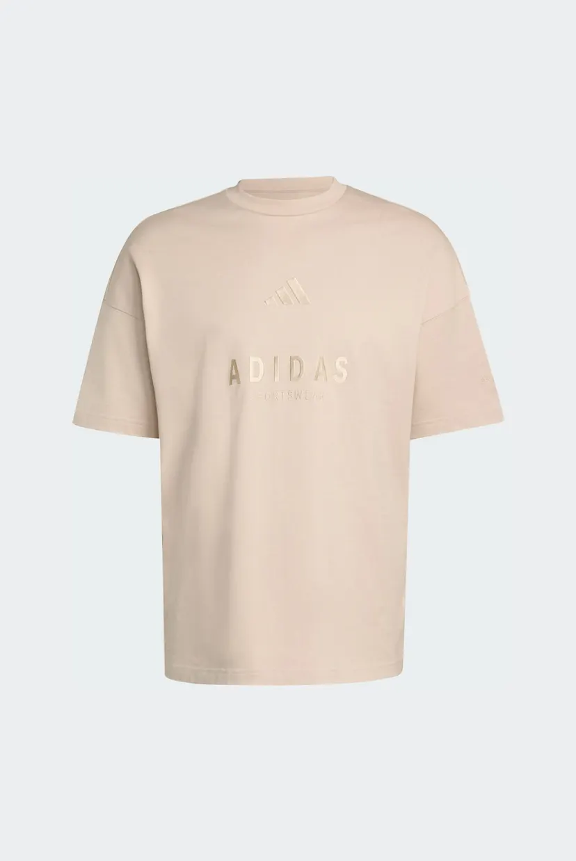 Чоловіча бежева футболка ALL SZN Embroidered Graphics 6
