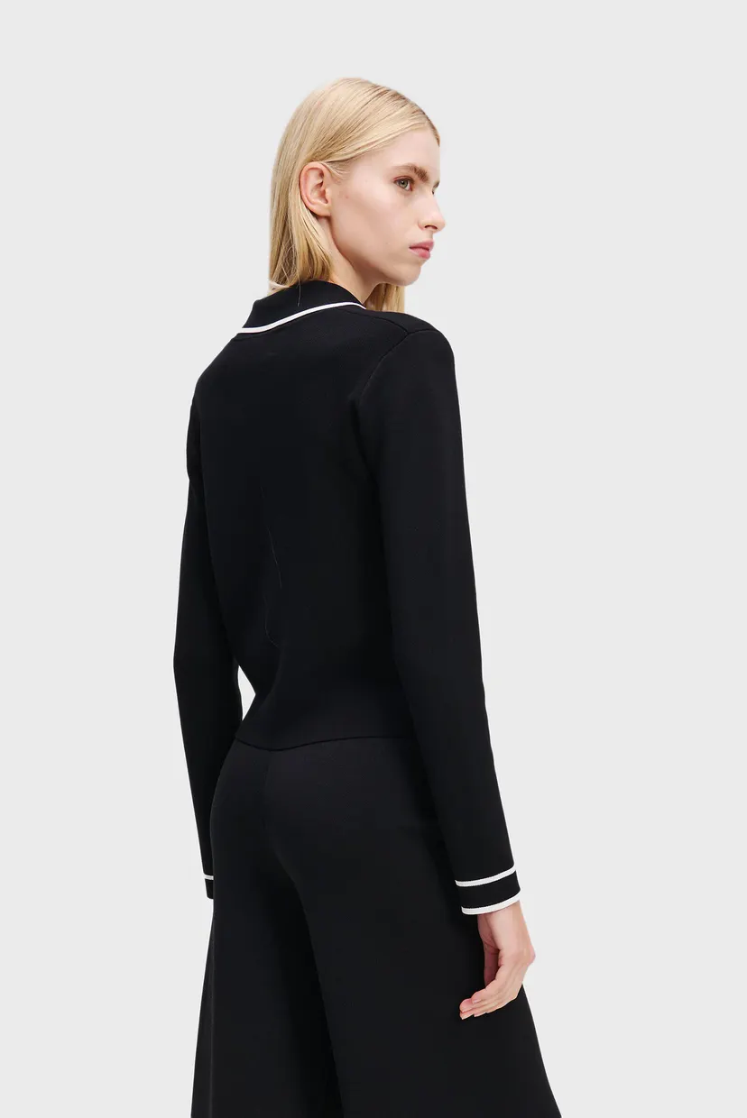 Жіночий чорний кардиган KARL WARDROBE CARDIGAN 3