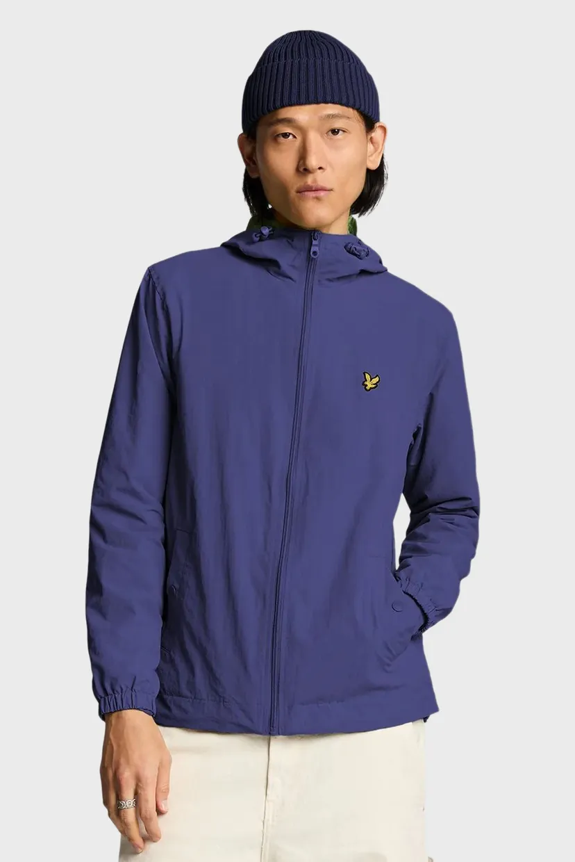Мужская фиолетовая ветровка ZIP THROUGH HOODED JACKET Lyle & Scott