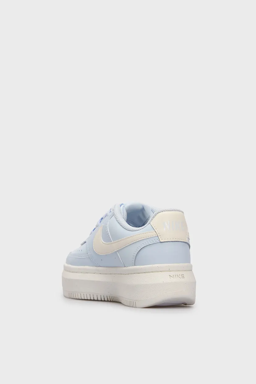 Женские голубые кожаные сникерсы W NIKE COURT VISION ALTA LTR 5