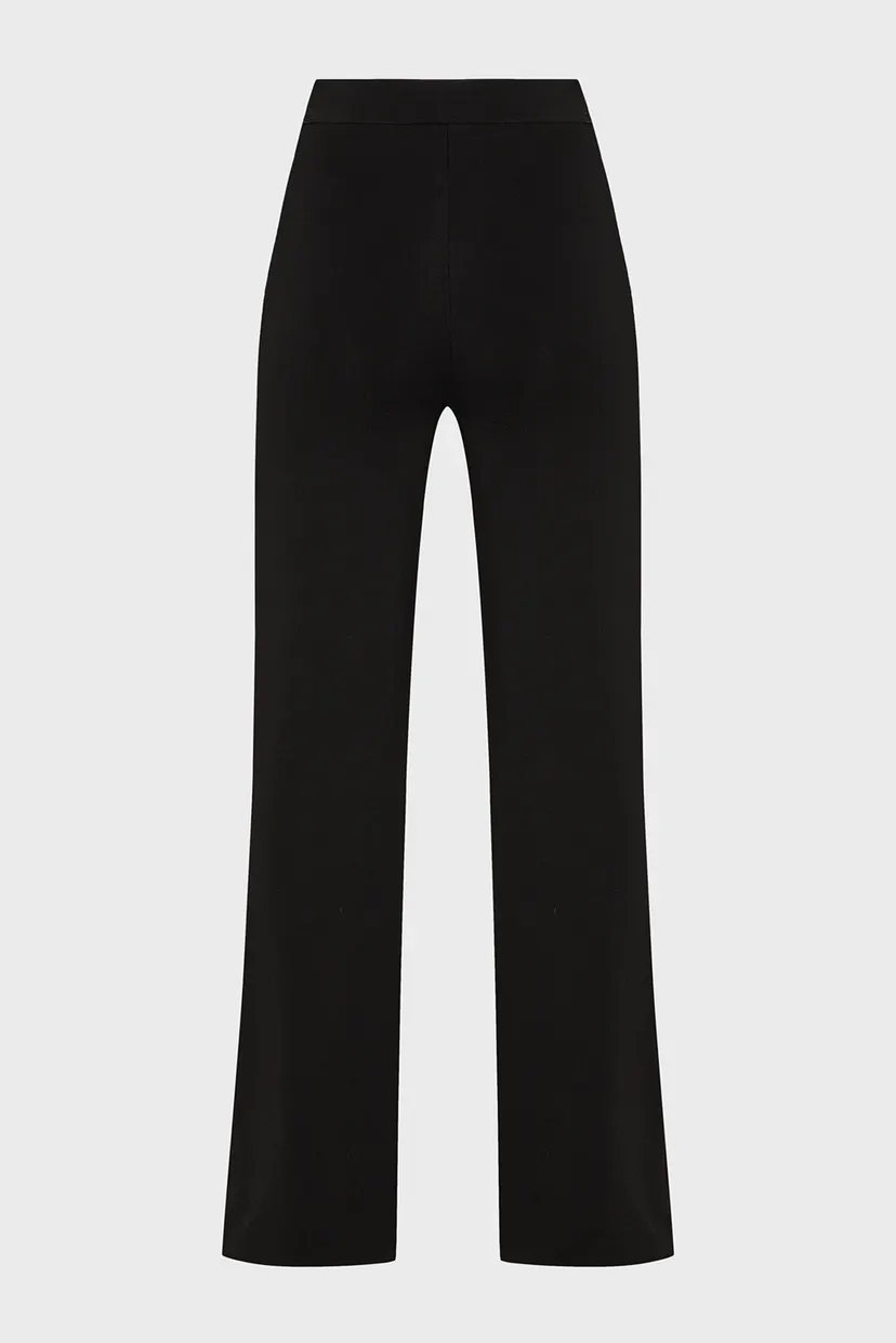 Женские черные брюки RAYON SWEATER PANT 7