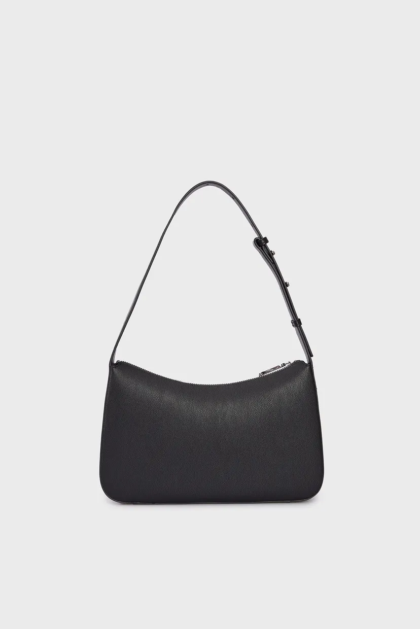 Жіноча чорна сумка ESSENTIAL LOGO SHOULDERBAG 4