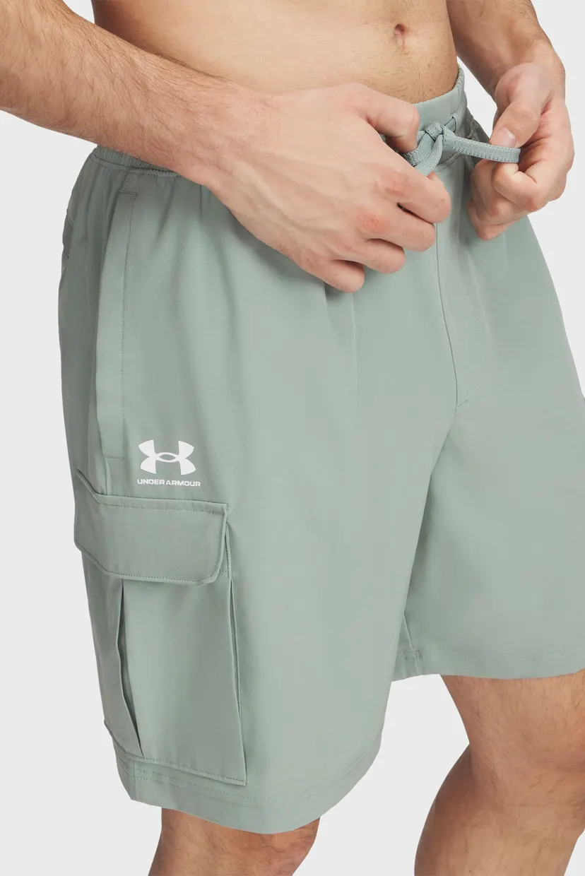 Мужские мятные шорты UA Vibe Woven Cargo Short 4