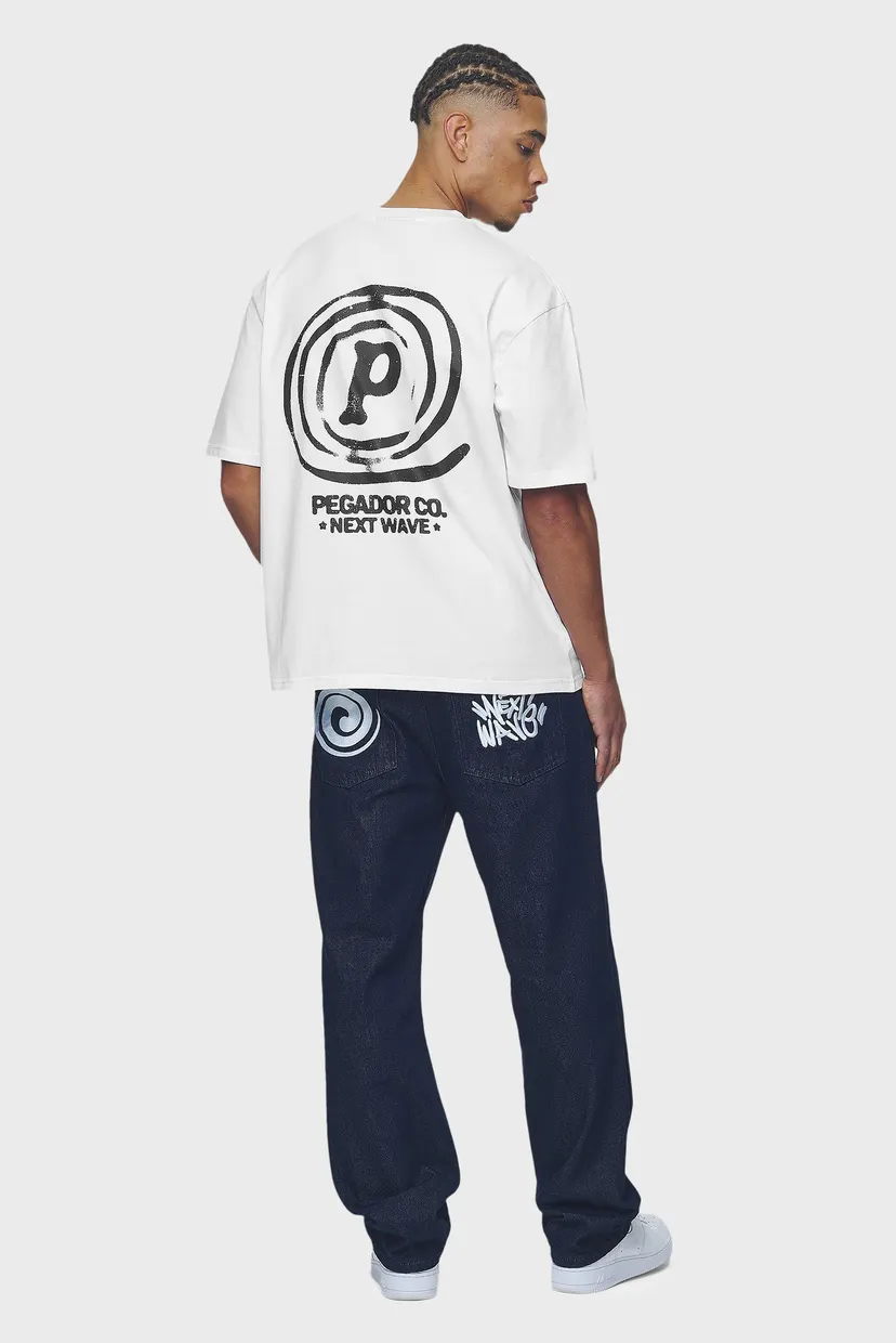 Чоловічі темно-сині джинси RASTON BAGGY JEANS DARK BLUE 5