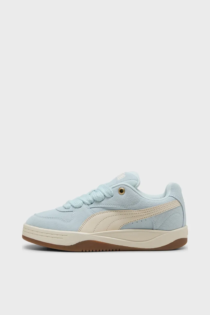 Женские голубые замшевые сникерсы Park Luna Sneakers Women 3