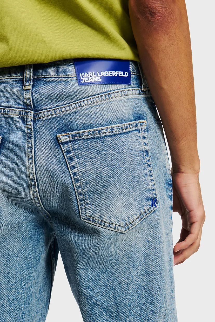 Мужские синие джинсы klj slim denim 4