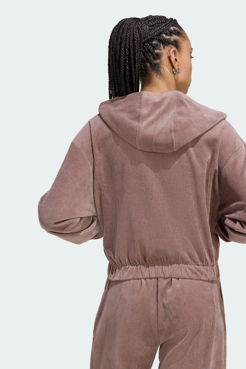 Женское розовое худи Essentials Chenile adidas KE1120 — MD-Fashion
