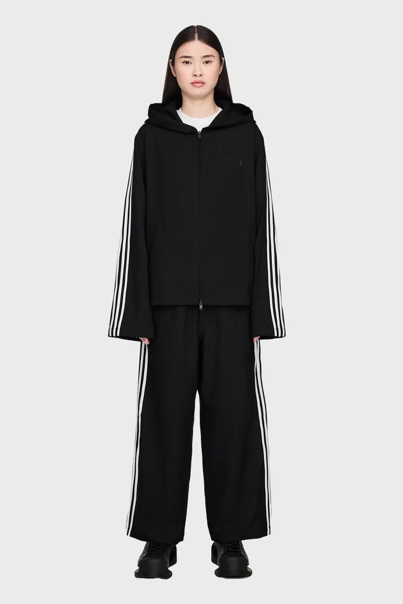 Чорна спортивна кофта Y-3 Track Top 3-Stripes (унісекс) 4