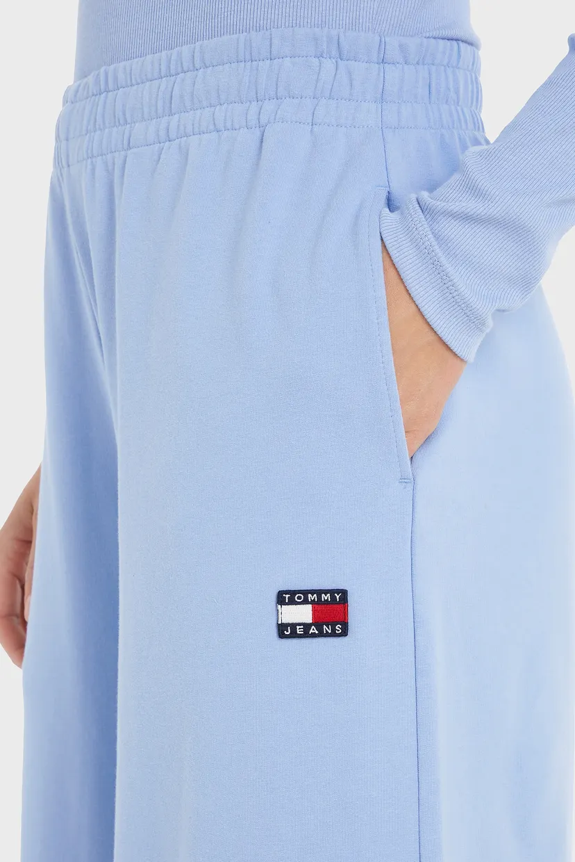 Жіночі блакитні спортивні штани TJW XS BADGE WIDE LEG SWEATPANT 3