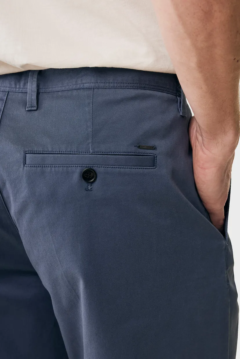 Чоловічі сині шорти CRAIG Garment dye chino shorts 4