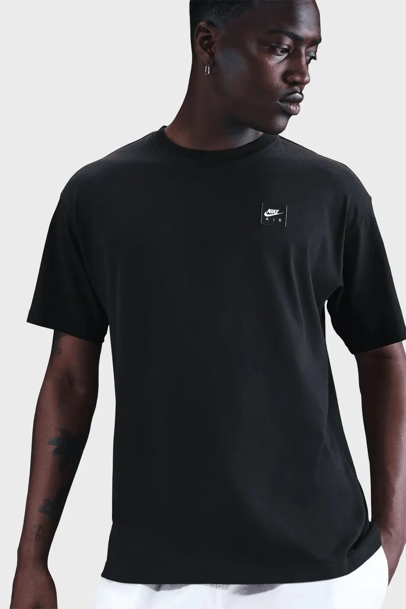 Мужская черная футболка M NSW TEE M90 NIKE AIR 5