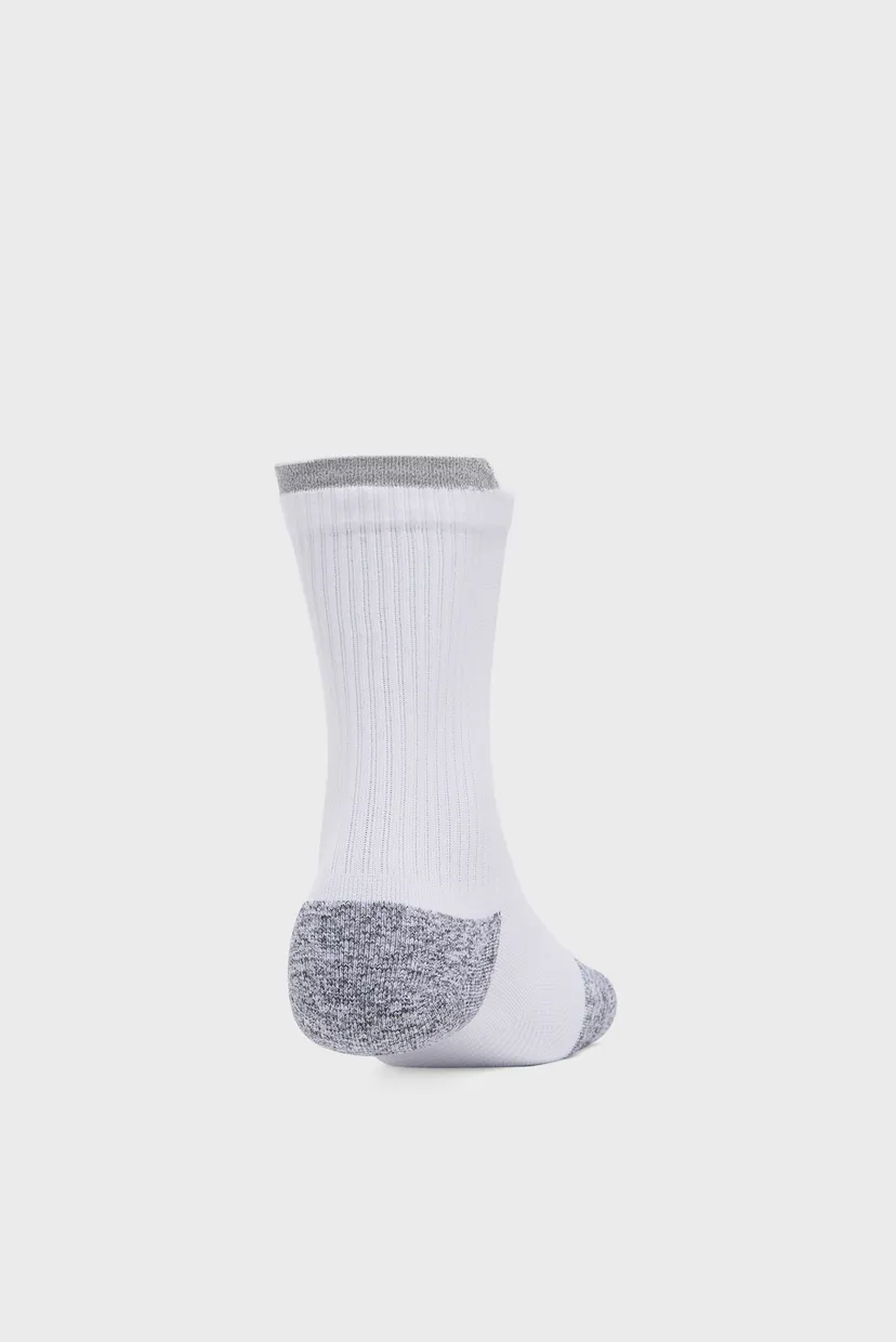 Білі шкарпетки (3 пари) UA AD Run Cushion 3