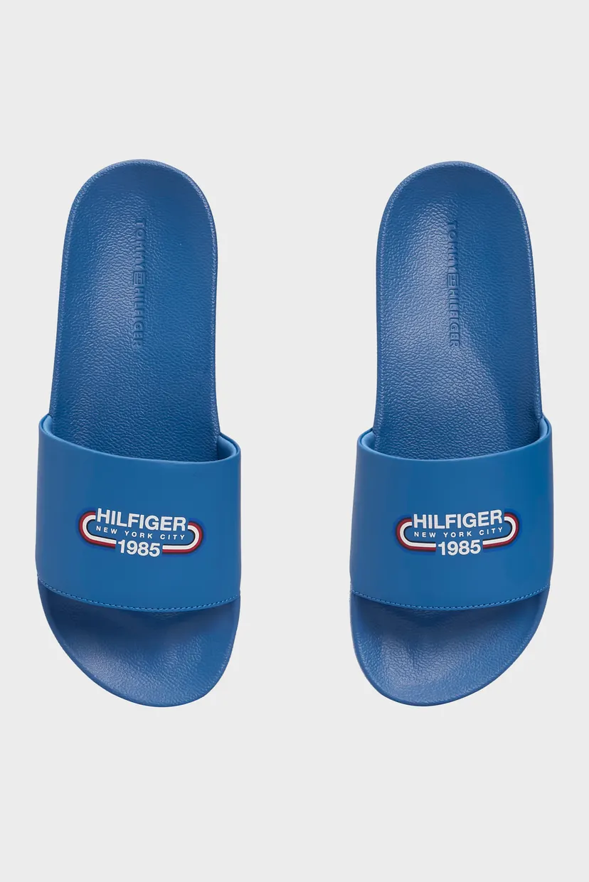 Чоловічі сині слайдери RWB HILFIGER OLY POOL SLIDE 4