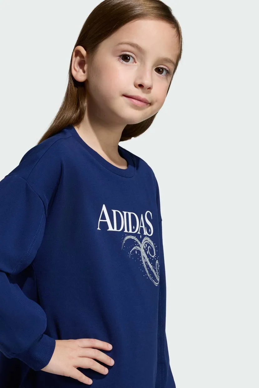 Детское темно-синее платье ADIDAS DISNEY FROZEN 4