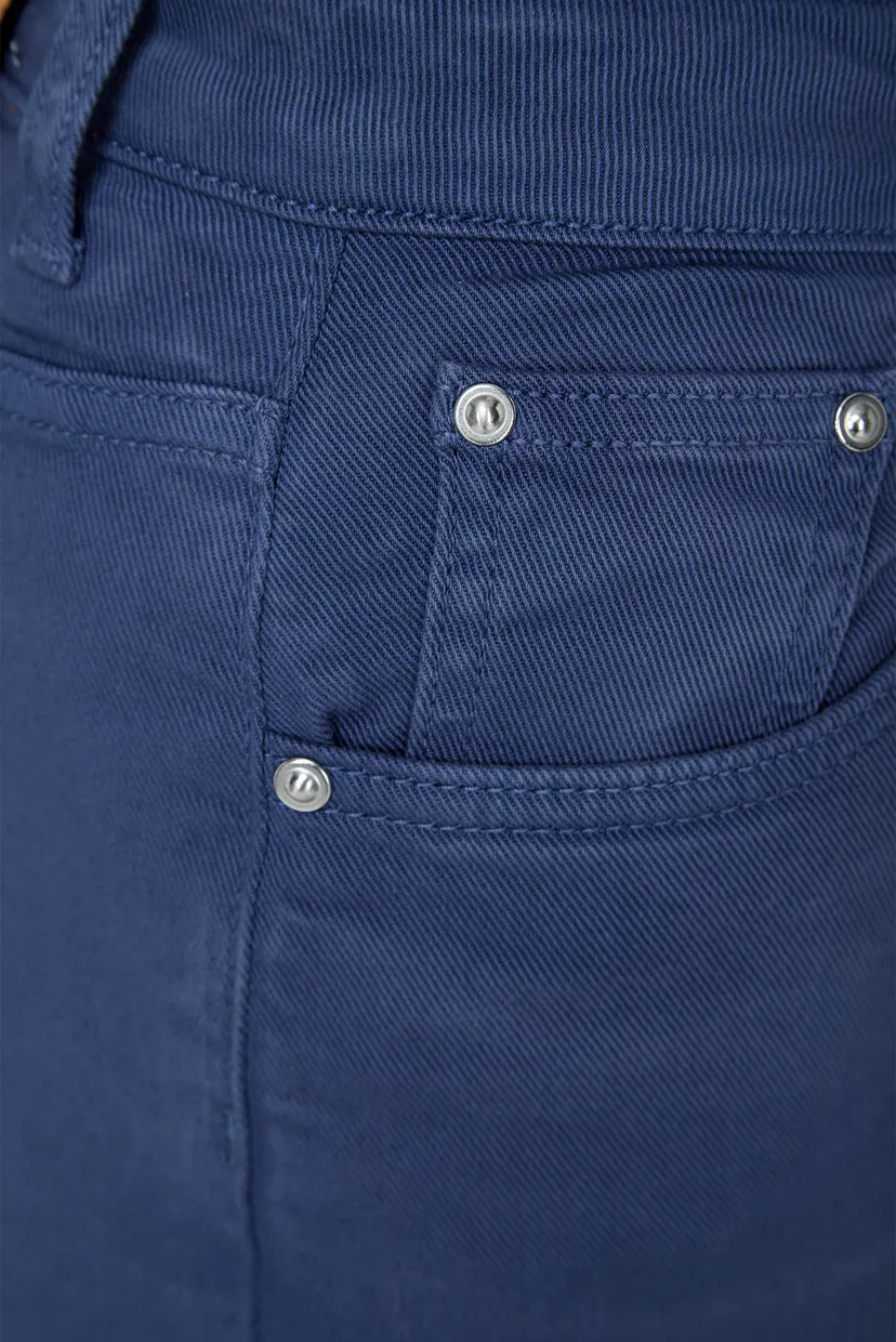 Жіночі сині джинси STRAIGHT CROPPED COLOR JEANS 3