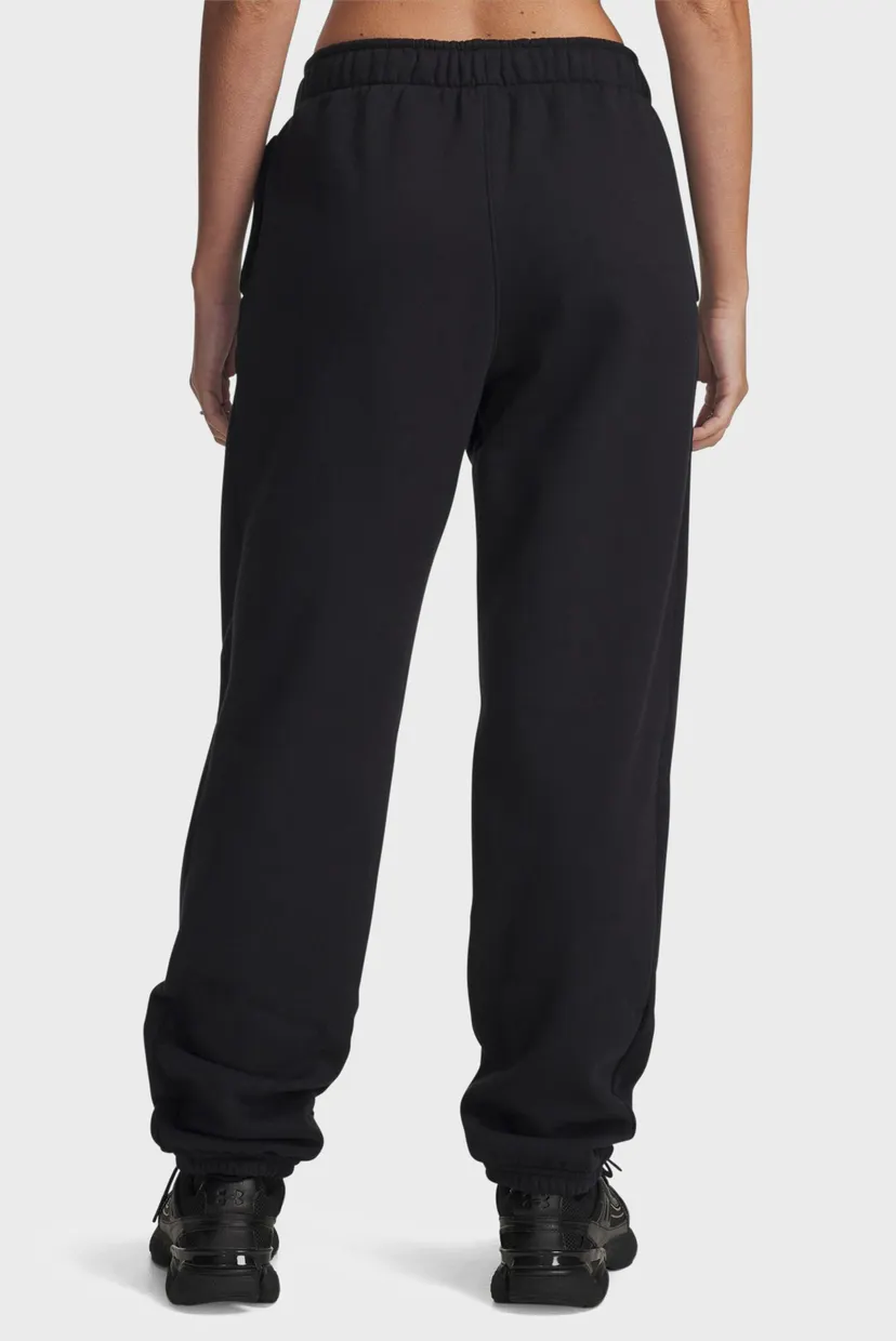 Женские черные спортивные брюки UA Icon Vida Flc Jogger 3