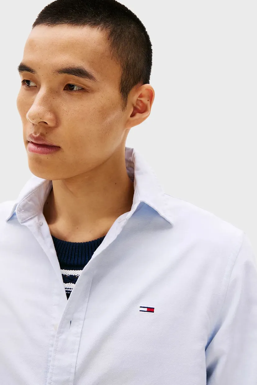 Чоловіча блакитна сорочка REG OXFORD 4