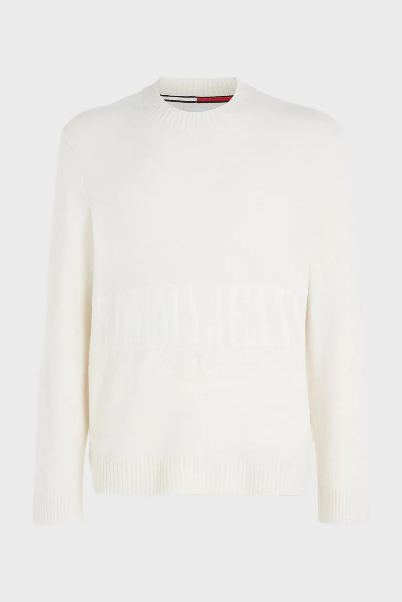 Чоловічий білий джемпер TJM RLX TONAL NY SWEATER 5
