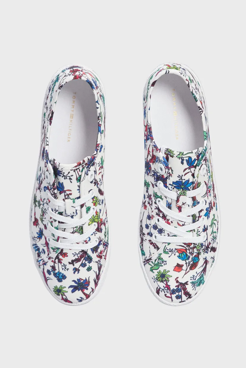 Жіночі білі кеди з візерунком FLORAL VULCANIZED 4
