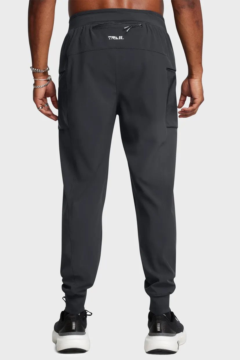Мужские темно-серые спортивные брюки UA TRAIL RUN PANTS 3