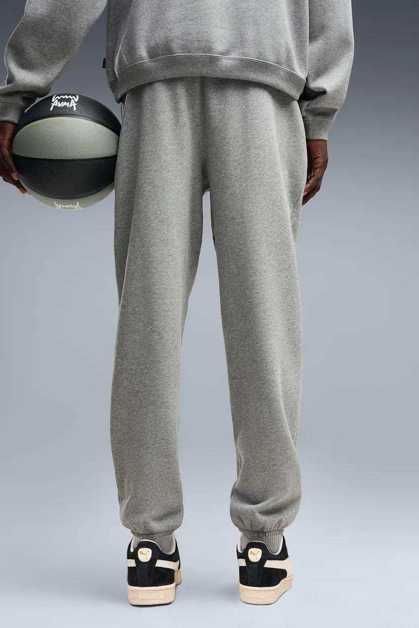 Мужские серые спортивные брюки Fundamentals Fleece Basketball Sweatpants Men 3
