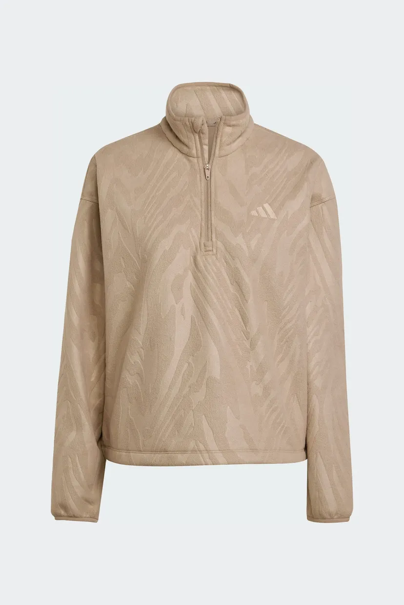 Жіноча бежева спортивна кофта AOP Polar Fleece 6
