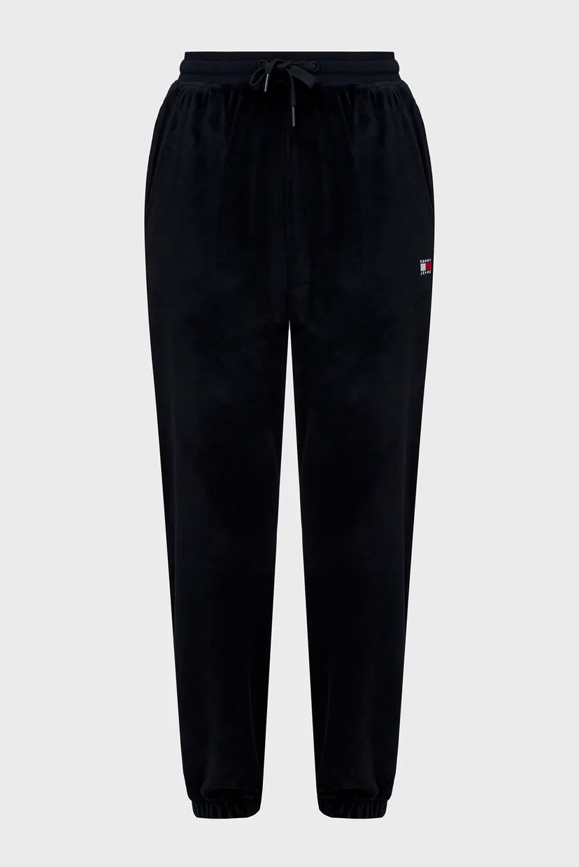 Женские черные велюровые спортивные брюки TJW VELOUR 5