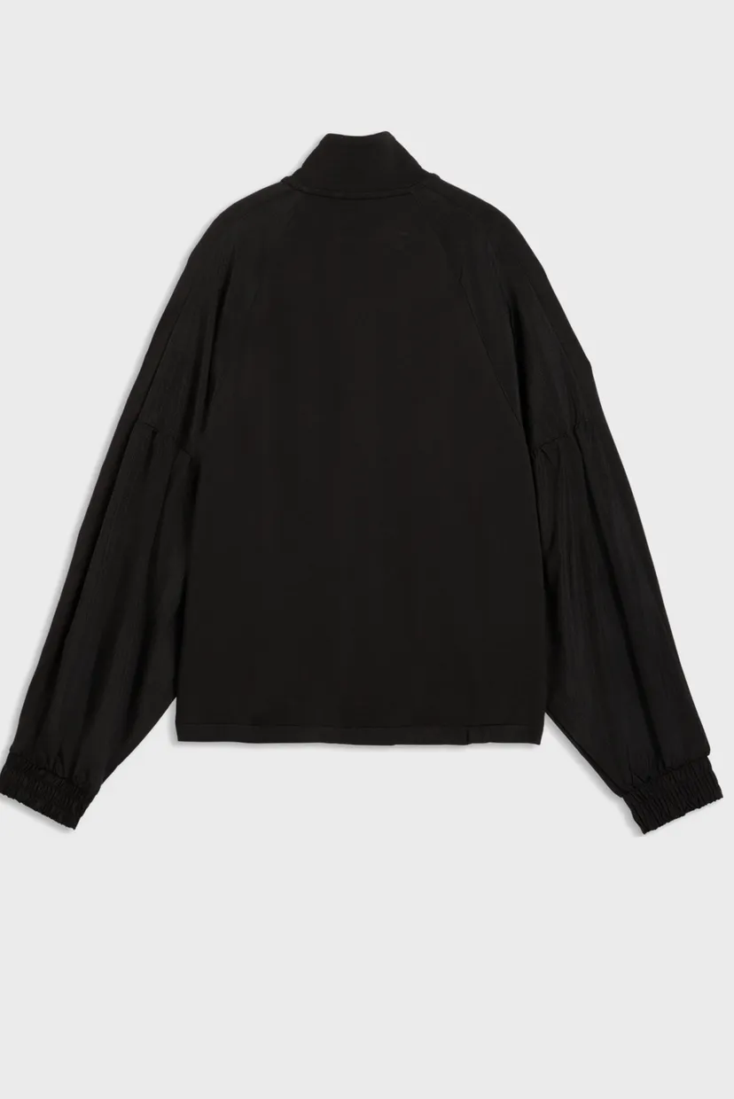 Жіноча чорна вітровка HER Relaxed Full-Zip Jacket Women 5