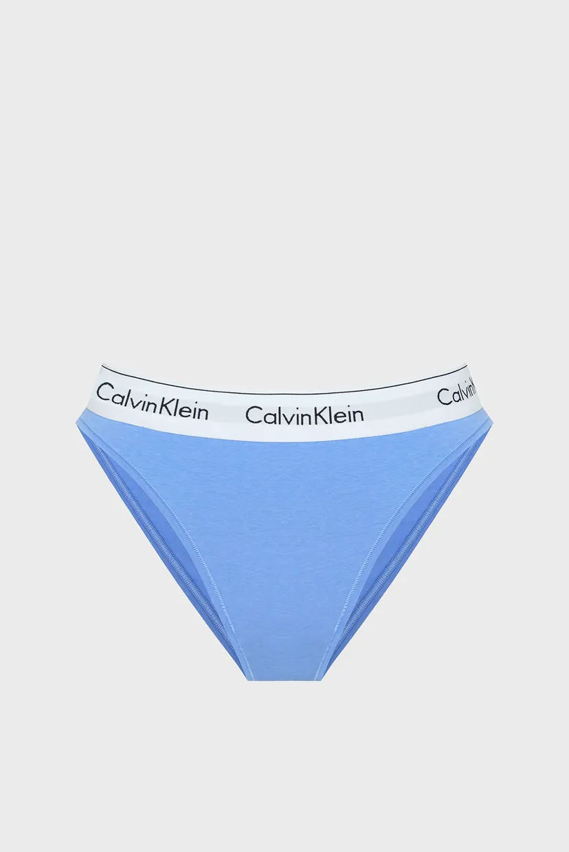 Жіночі блакитні трусики HIGH LEG TANGA 6