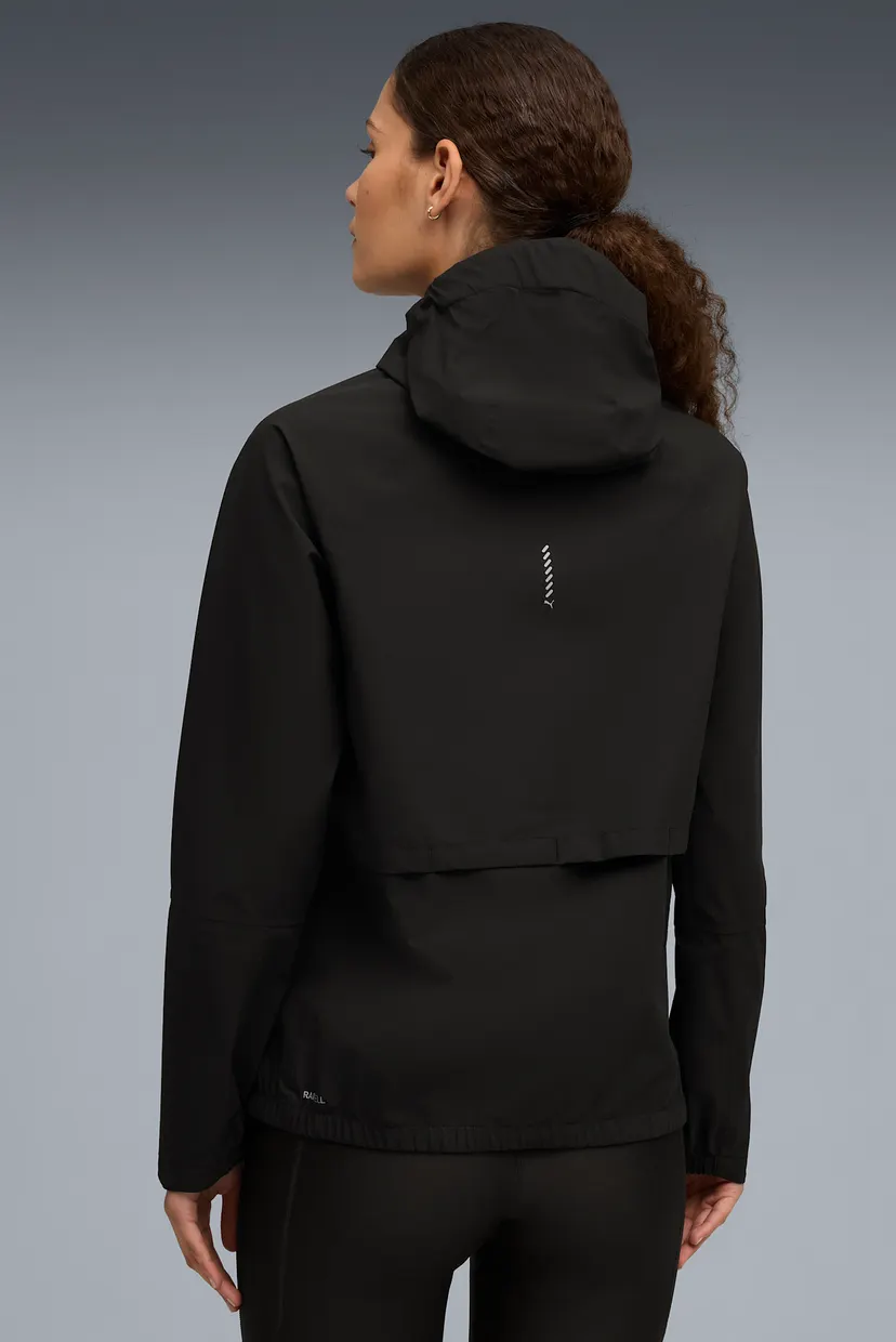 Женская черная ветровка PUMA RUN rainCELL Jacket Women 4