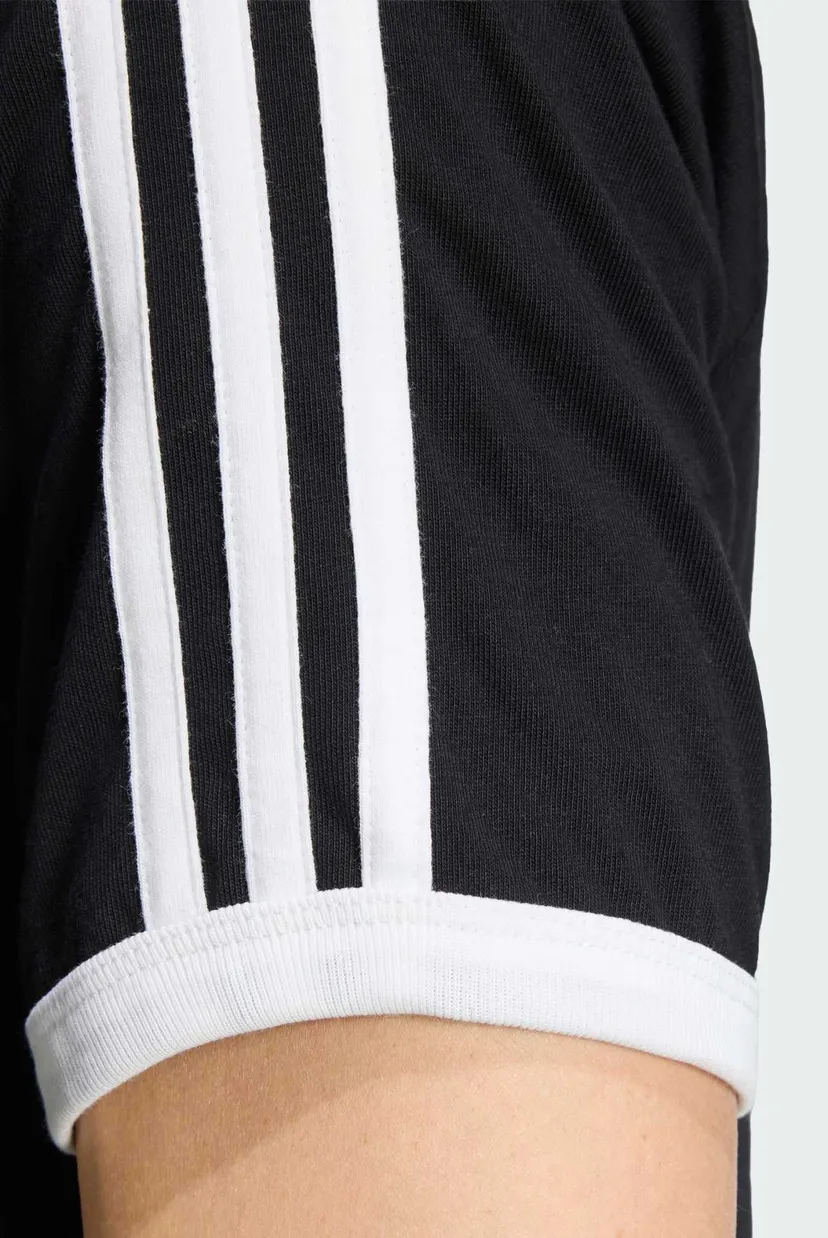 Чоловіча чорна футболка 3-STRIPES SLIM RINGER 5