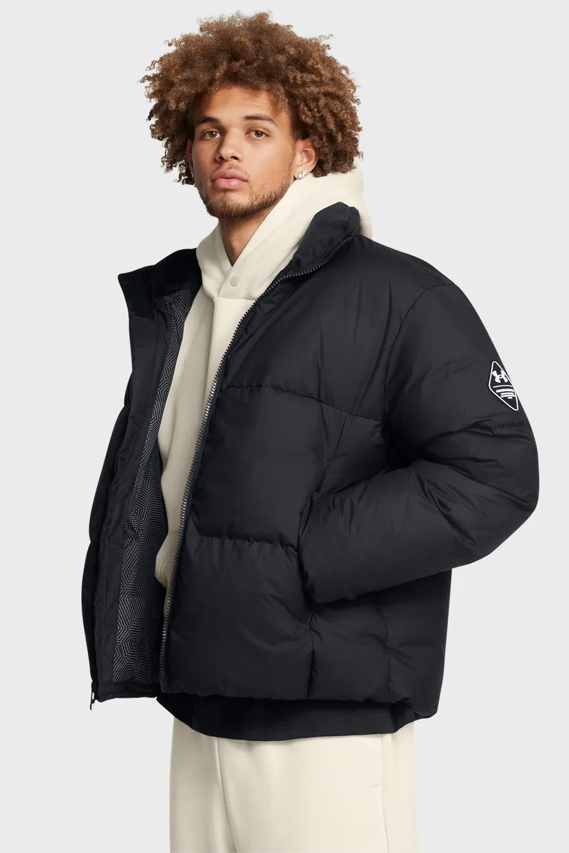 Мужской черный пуховик LIMITLESS DOWN PUFFER JACKET Under Armour
