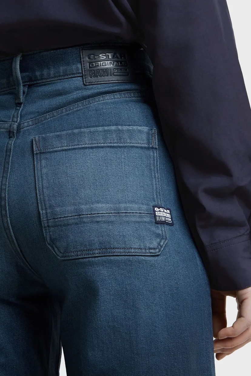 Женские синие джинсы Deck 2.0 High Loose Patch Pocket 5
