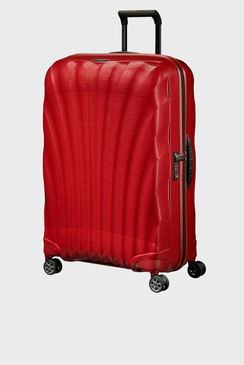 Червона валіза 75 см C-LITE RED 3
