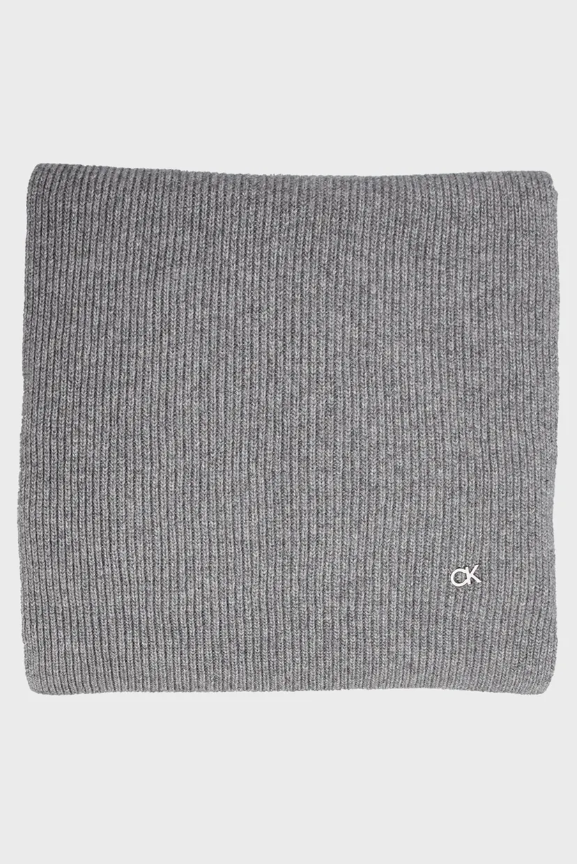 Жіночий сірий шарф RE-LOCK KNIT SCARF 3