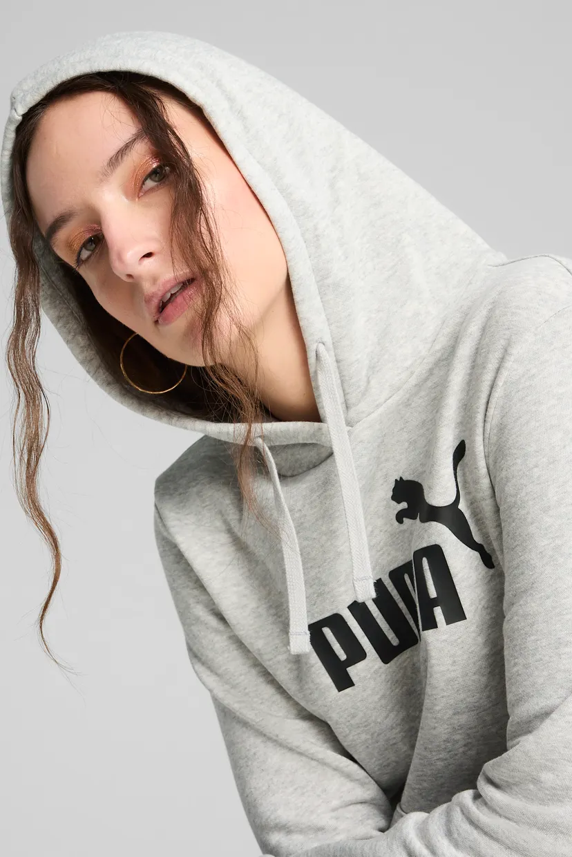 Жіноче сіре худі ESS No. 1 Logo Hoodie Women 4