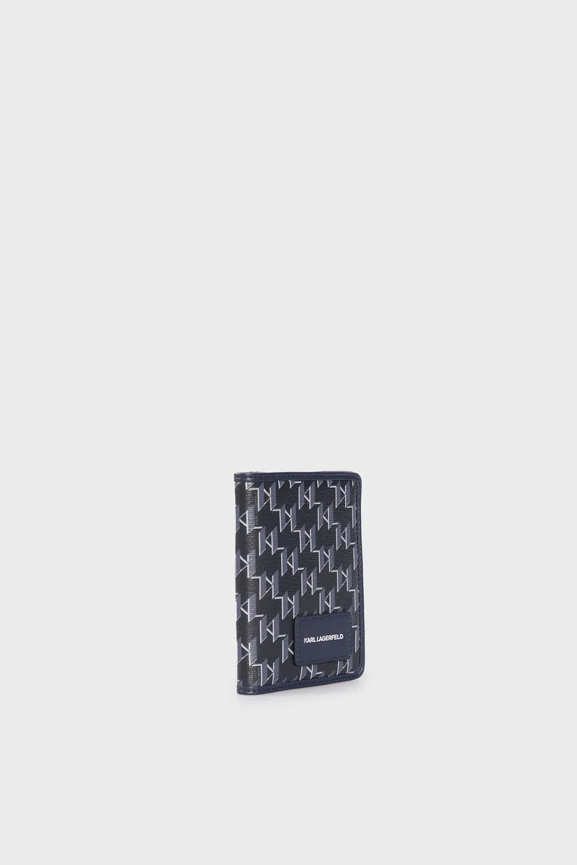 Жіночий чорний гаманець з візерунком VOYAGE PASSPORT HOLDER 3