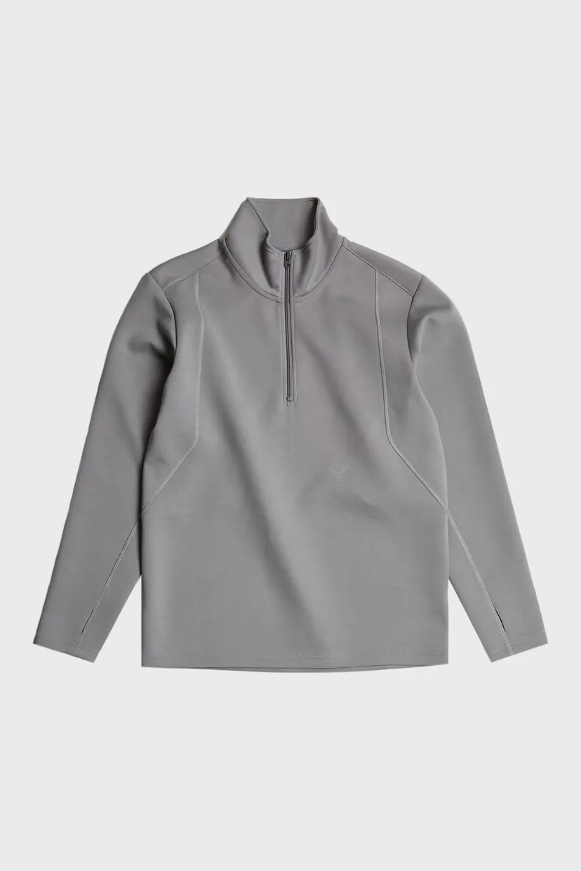 Мужская серая спортивная кофта Motion half zip tweeter 5