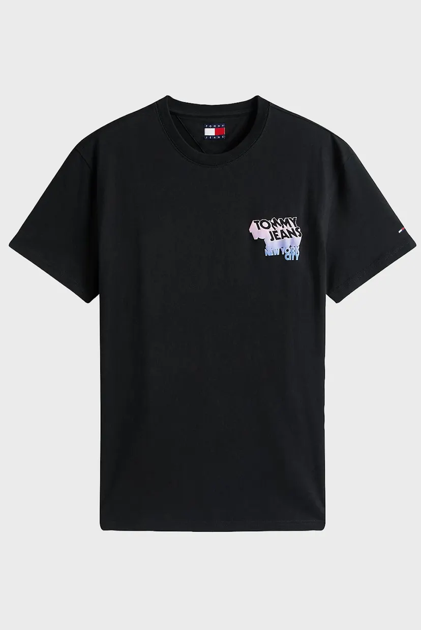 Мужская черная футболка REG STACK BACKPRINT 5