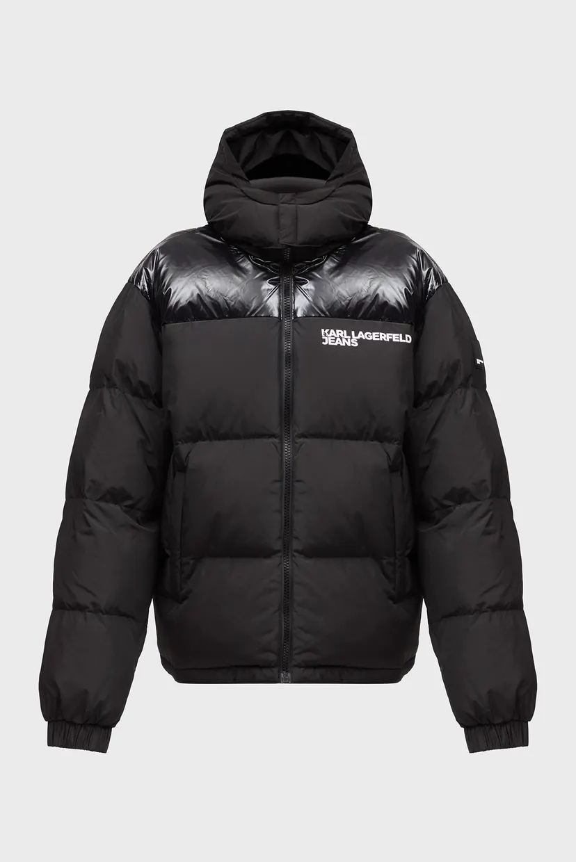 Мужская черная куртка KLJ PUFFER JACKET 6