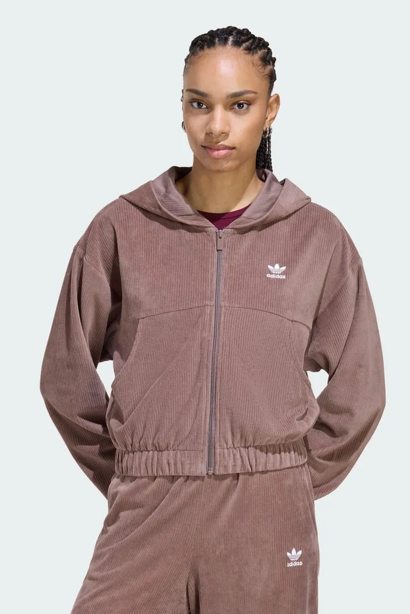 Женское розовое худи Essentials Chenile adidas KE1120 — MD-Fashion