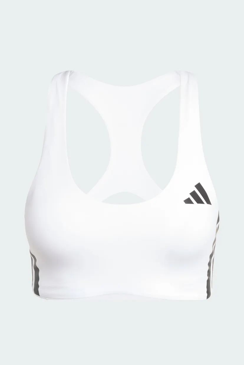 Женский белый топ Adizero Run Medium Support 5