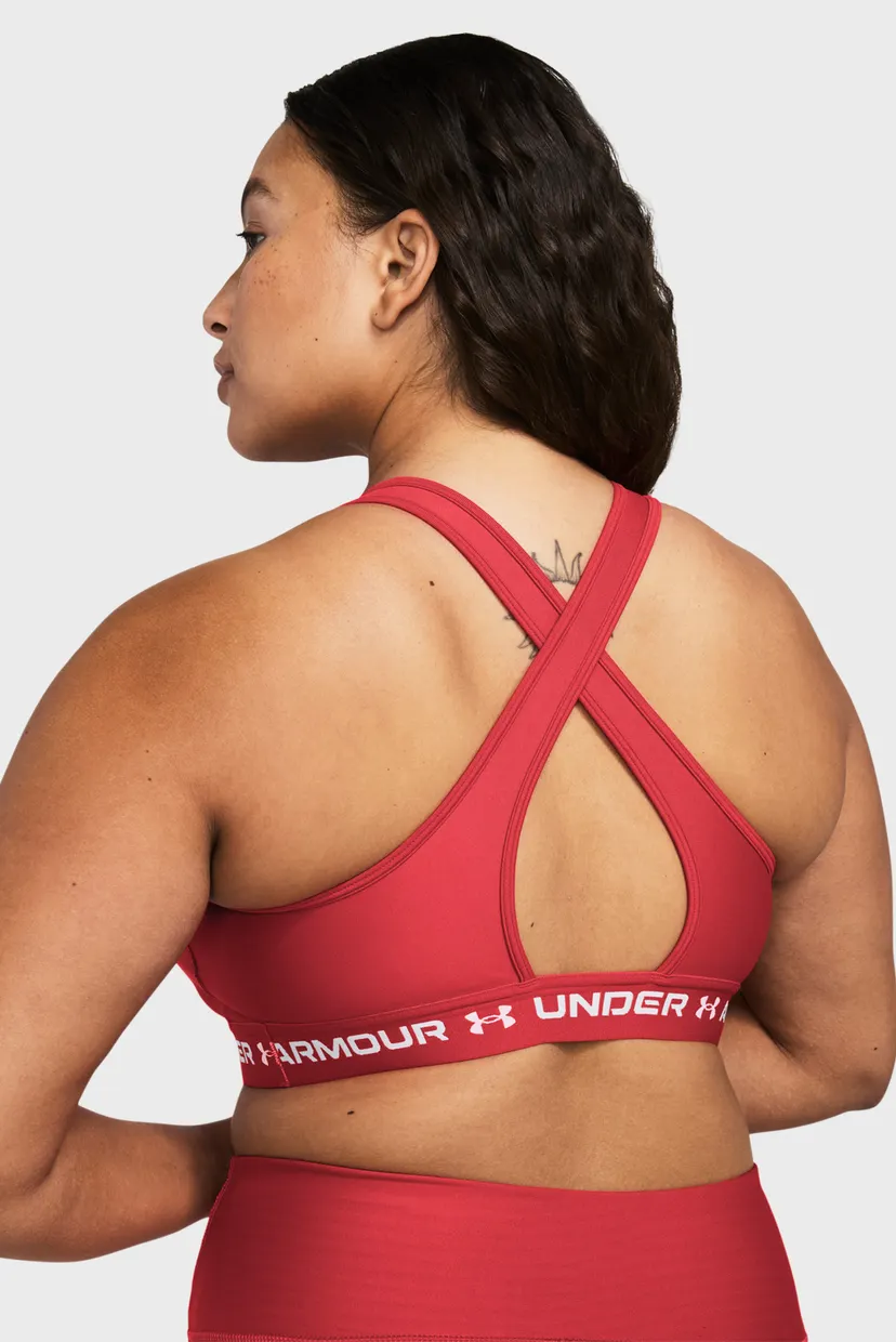 Женский красный топ Crossback Mid Bra 5