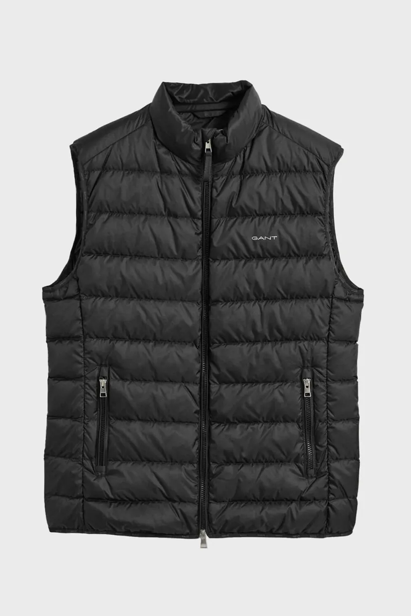 Мужской черный пуховой жилет LIGHT DOWN VEST 9