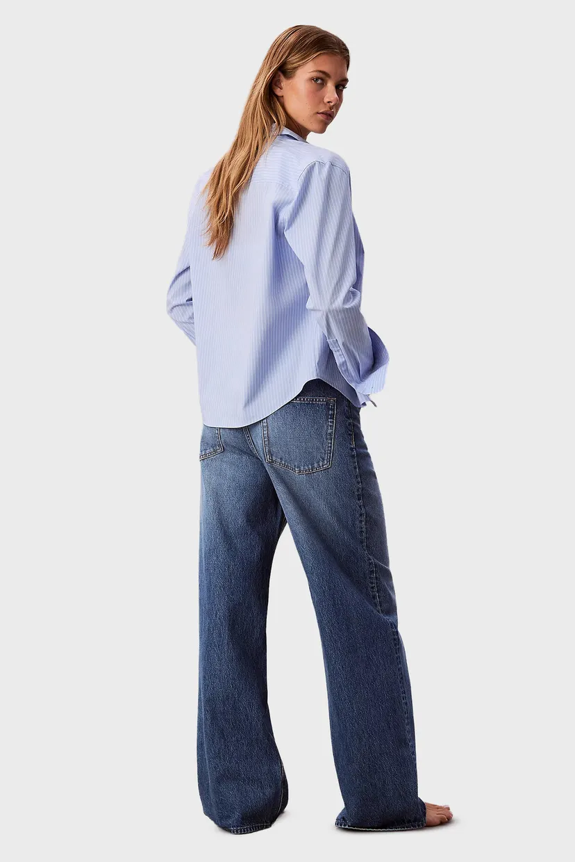Женские синие джинсы THE WIDE LEG 4