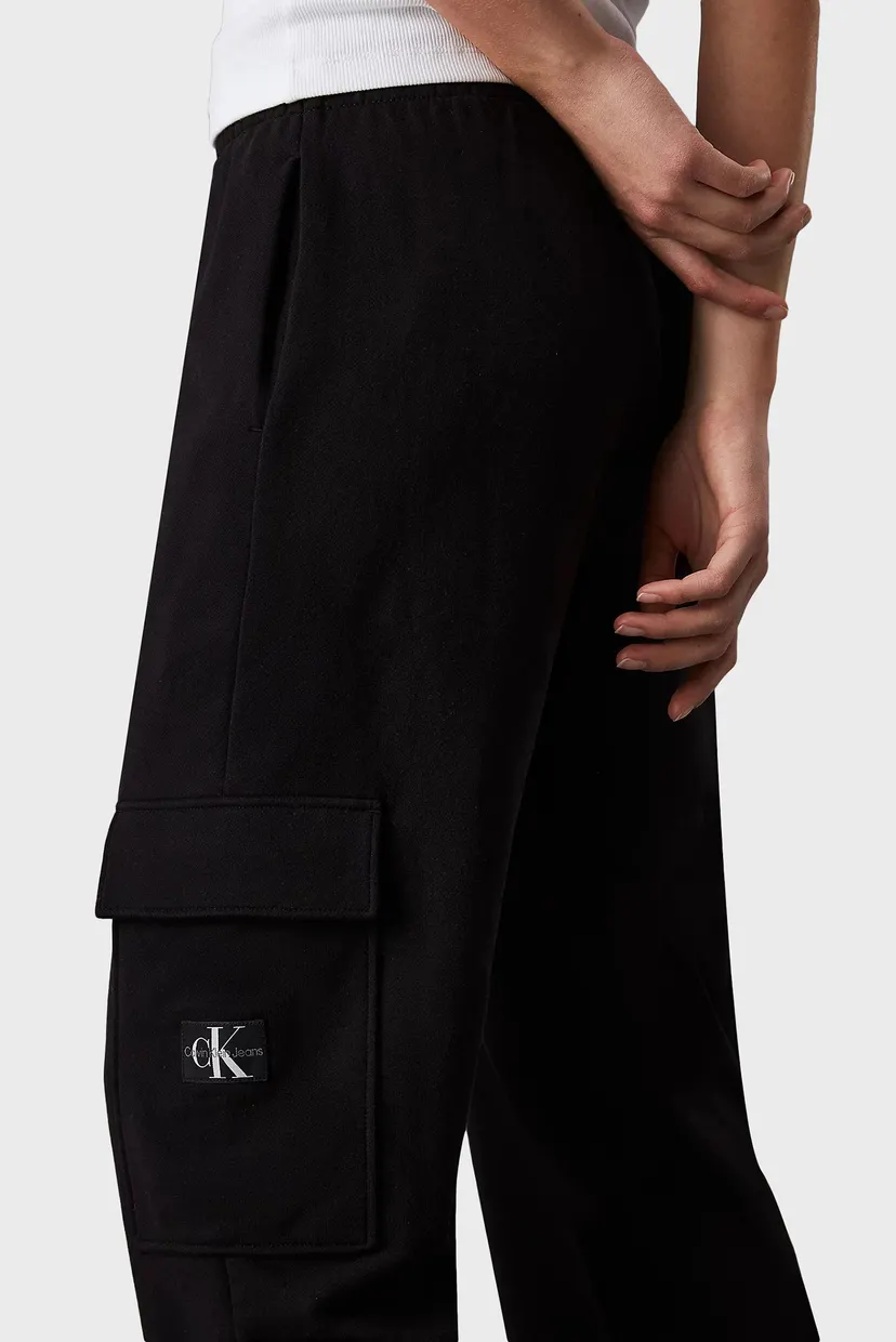 Женские черные спортивные брюки WOVEN LABEL UTILITY KNIT 5