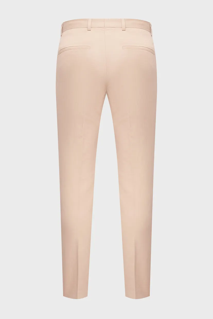 Чоловічі бежеві лляні брюки SLIM 7