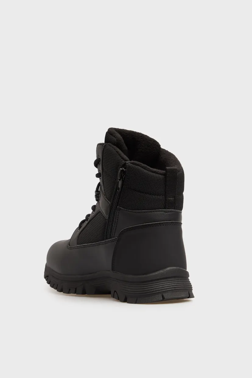 Дитячі чорні черевики LACE-UP 5